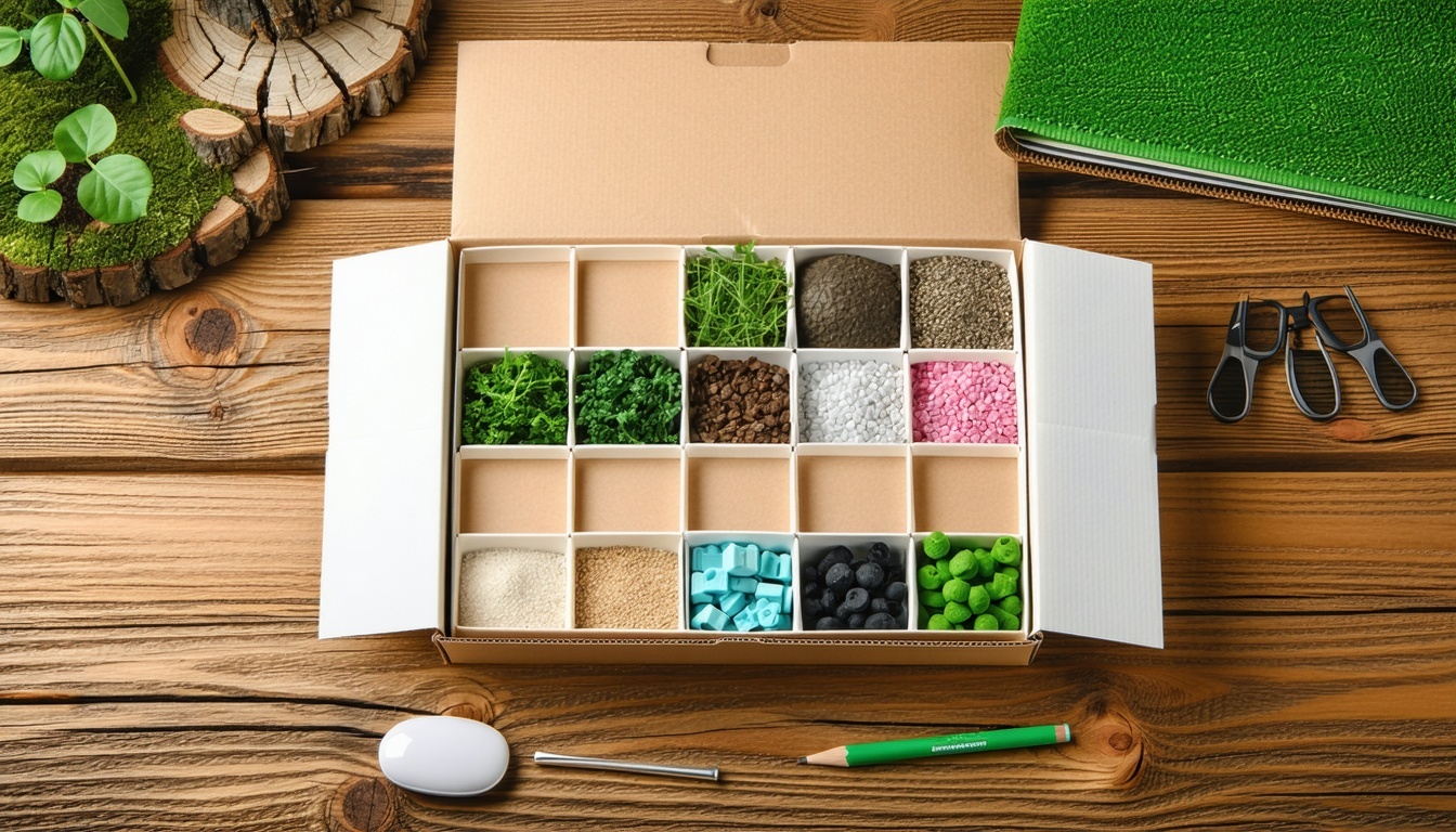 Eco-friendly hobby kit packaging